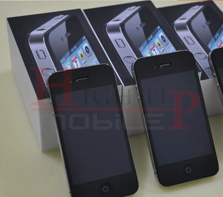 Бесплатный подарок! Apple iphone 4G 8 GB/16 GB/32 GB заводской разблокированный сотовый телефон 3,5 дюймов GPS WIFI 5MP 1 год гарантии