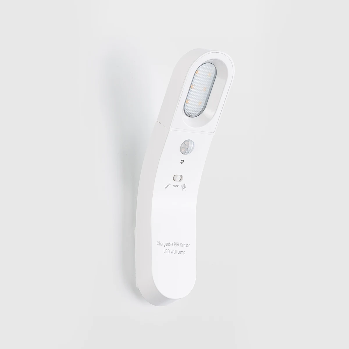 White Инфракрасный датчик движения USB Перезаряжаемый 12 светодиодный ночник индукционный свет коридор шкаф для шкафа Ночная лампа светодиодный USB z40 - Цвет: White