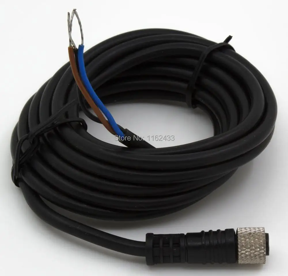 FSC8 FS 3 M8 2 м ПВХ кабель для подключения датчика контакта прямая женская головка NPN