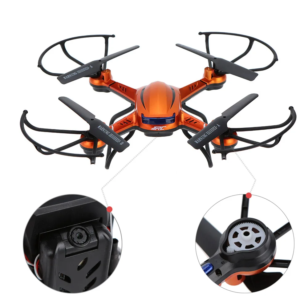 Дрон JJRC H12W 4 канала 6 осевой гироскоп Wi Fi FPV Радиоуправляемый с HD камерой 2 0 МП