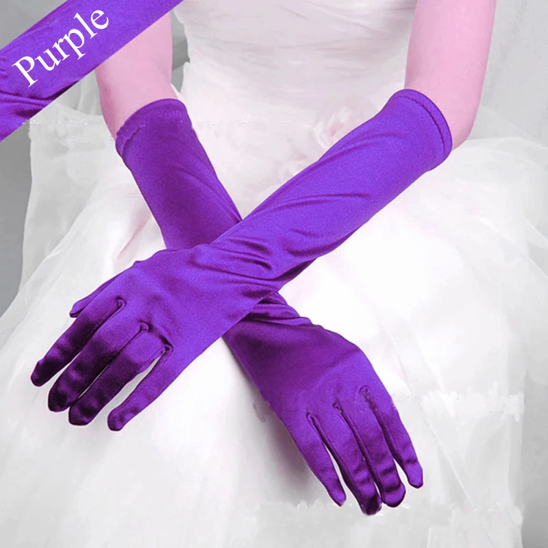 Zyllgf Ганц De Mariage Pour Femme локоть Длина Свадебные перчатки Длинные атласные вечерние Прихватки для мангала Свадебные аксессуары bpn1