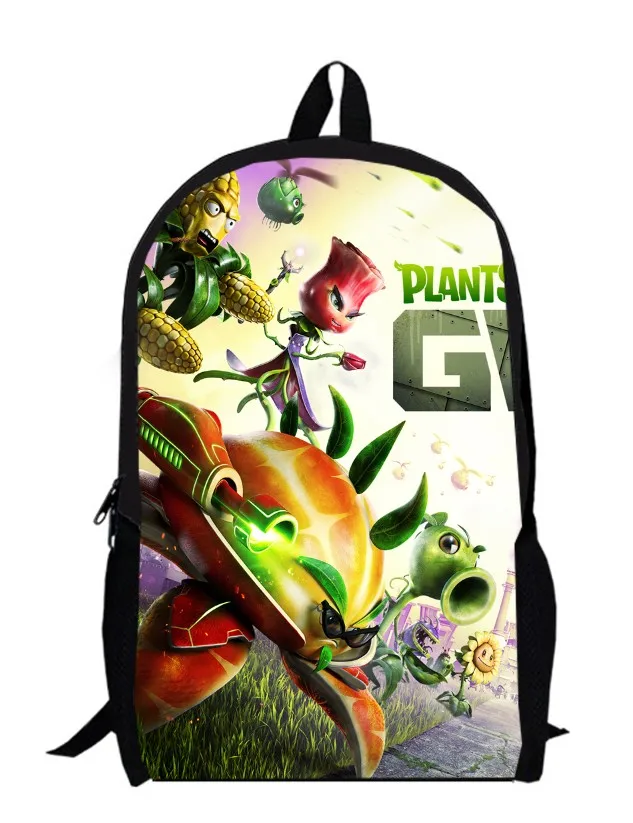 15 дюймов растения PK рюкзак зомби двойной слой на заказ Аниме атака Титанов