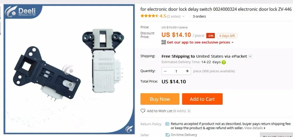Новый электронный дверной замок с задержкой 0024000324 замок|locks for doors|lock switchlock door |