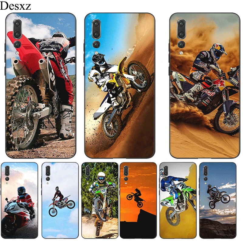 Mobile Phone Case For Huawei Y5 Y6 Y7 Y9 Prime Mate 10 20 Pro Nova 2i 3i 2 3 4 Lite Cover Motocross Dirtbikes Free Style | Мобильные