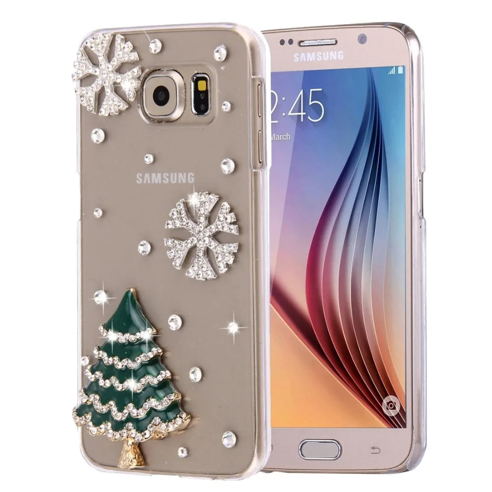 S6 G920 чехол для телефона Samsung Galaxy S5 / G900 Рождественская серия узор бриллиант
