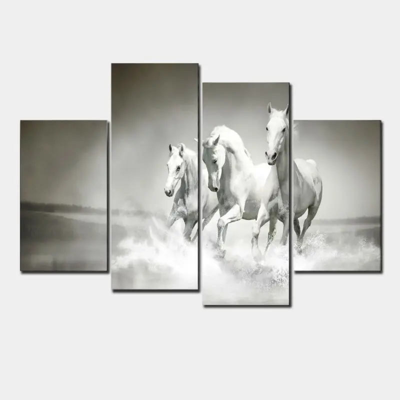 Бесплатная доставка животное лошадь маслом на холсте для гостиной стены