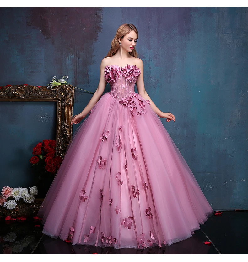 

100%real flower fairy beading floral vine ball gown medieval dress princess Renaissance Gown queen Victoria dress /Belle Ball