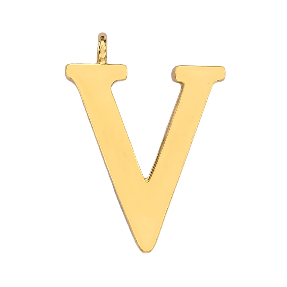 Большого тяжелого Размеры 26 букв A Z украшения подвеска из металлического сплава