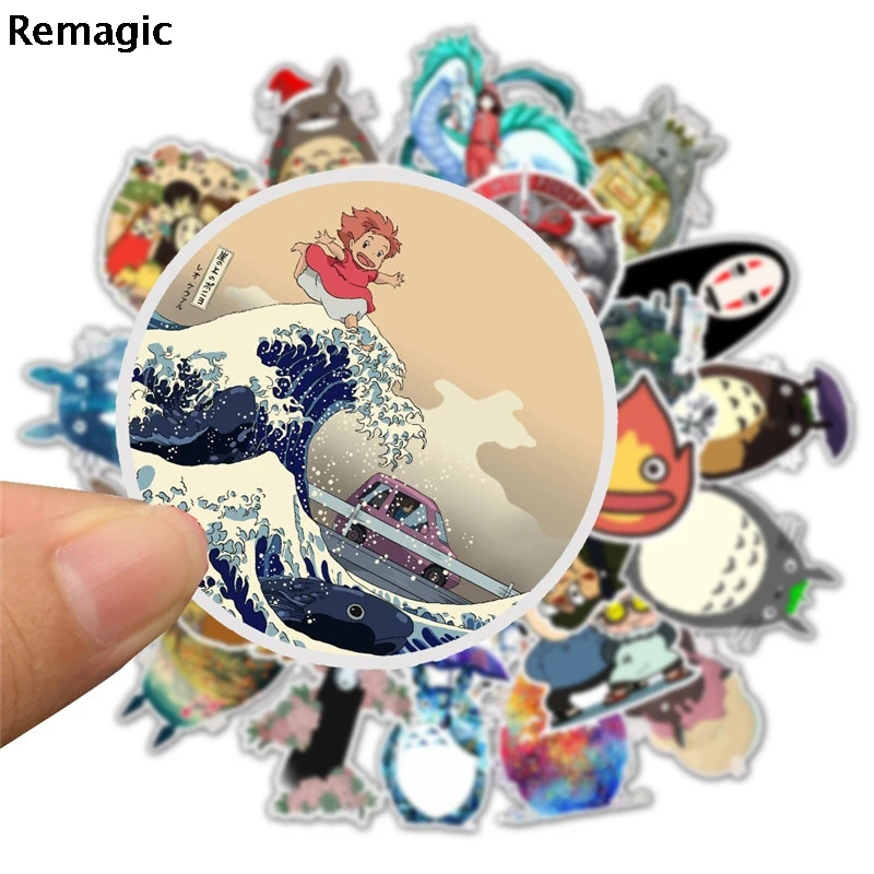 50 шт. Миядзаки Хаяо Тоторо спирированные игрушки Косплей смешная наклейка