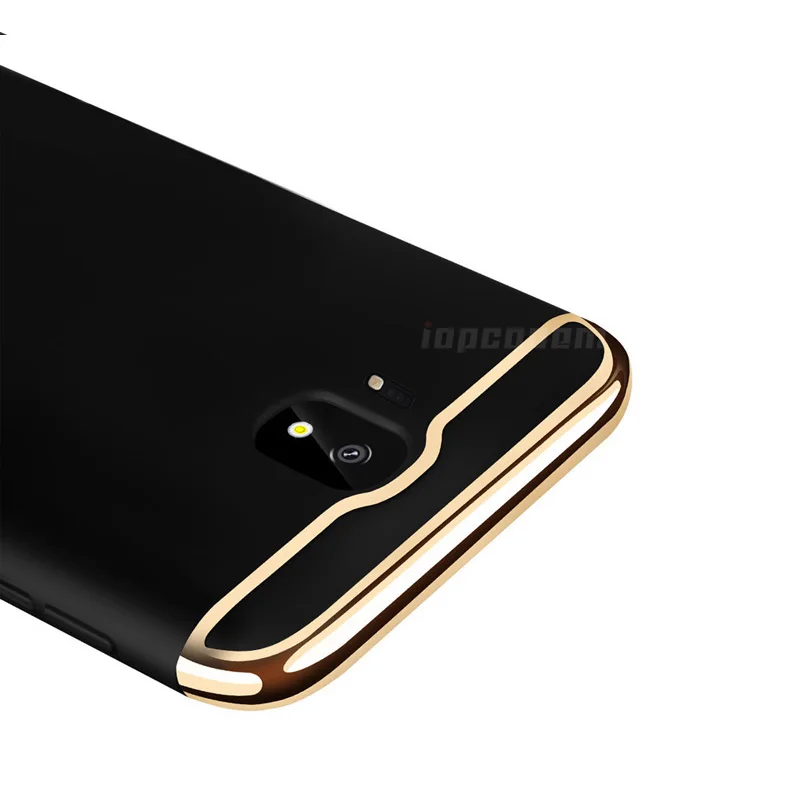 Для samsung Galaxy J4 2018 чехол Роскошный 3 в 1 Жесткая задняя крышка из ПК для телефона J400