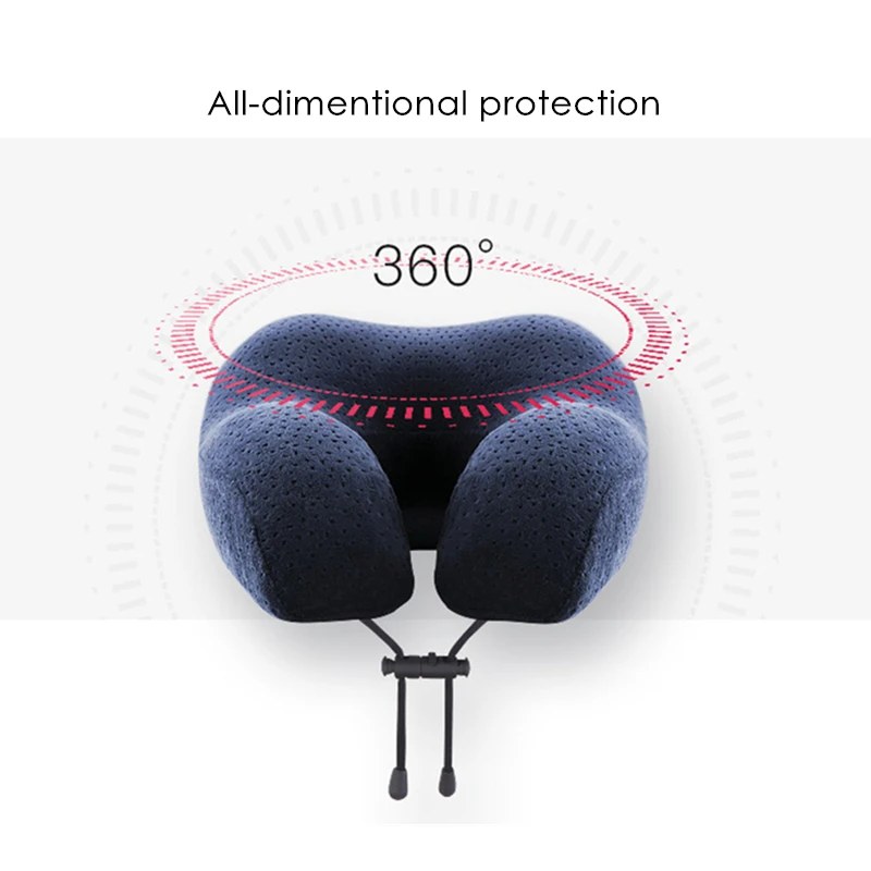 Подушка для путешествий Офисная подушка из пуренлатекса с эффектом памяти u