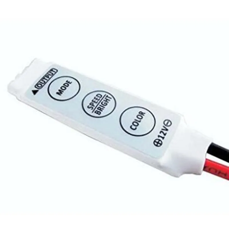 10 шт./Лот Мини RGB светодиодный контроллер 12 В постоянного тока 6 А 3 канальный для SMD