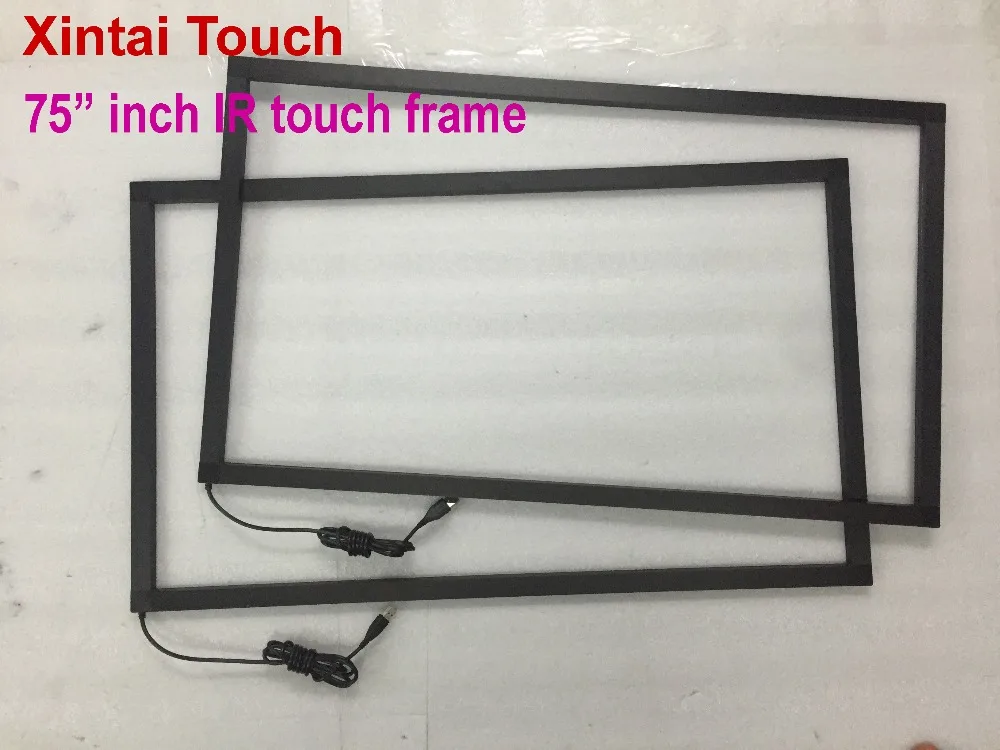 Xintai Touch 75&quot Inches 10 Points 16:9 Ratio IR Frame Panel with USB Port Plug &amp Play (NO Glass)|Сенсорный панели| |