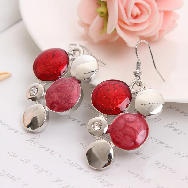 Модные брендовые комплекты ювелирных изделий искусственные круглые бусины