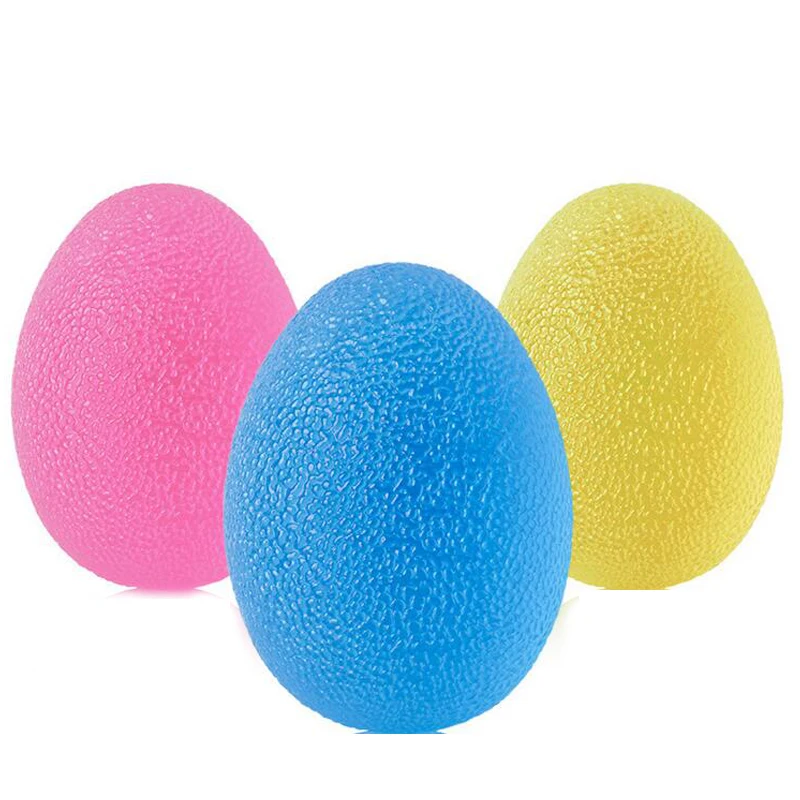 Фитнес ручной зажимной эспандер силиконовый яйцо рукоятка массаж мощность мяч