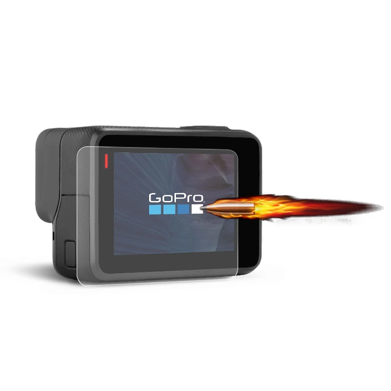 Ультра HD закаленное стекло 9H для Gopro Hero 5 черная камера ЖК объектив Защитная