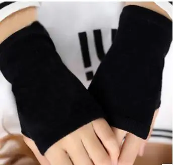 Вязаные перчатки унисекс для игр варежки зимние теплые занятий спортом фитнесом