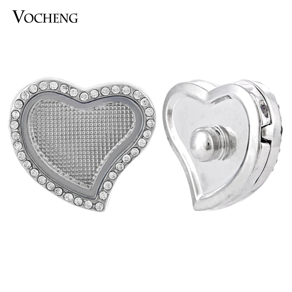 

Vocheng Snap Charms 18mm Heart Style Floating Locket Vn-905