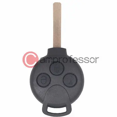 Новинка необработанный чехол KEYECUNew для дистанционного ключа Fob 3B SMART Fortwo 450 Forfour 451