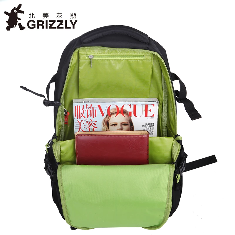 GRIZZLY Модные мужские нейлоновые рюкзаки повседневные водонепроницаемые школьные