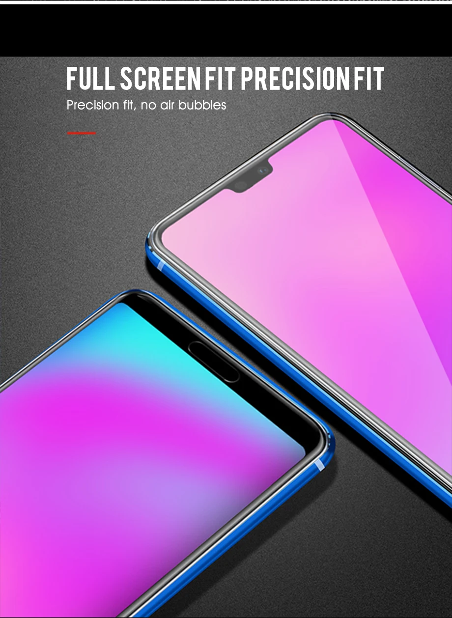 9D полностью закрывающая Защитная Стекло для huawei Y7 Y6 Y5 Y9prime закаленная пленка для Honor 10i 20i 10 8 9 Lite 8A 8S 8X 8C с уровнем твердости 9H Стекло