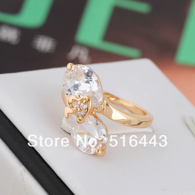 Высококлассные 18K золотые Полные Большие кубические циркониевые Подвески