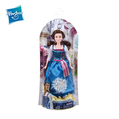B9164-2 Hasbro принцесса Красавица и Чудовище очаровательное бальное платье деревенское платье Belle Коллекция фигурка игрушка модель подарок для девочек - Цвет: B9164-2