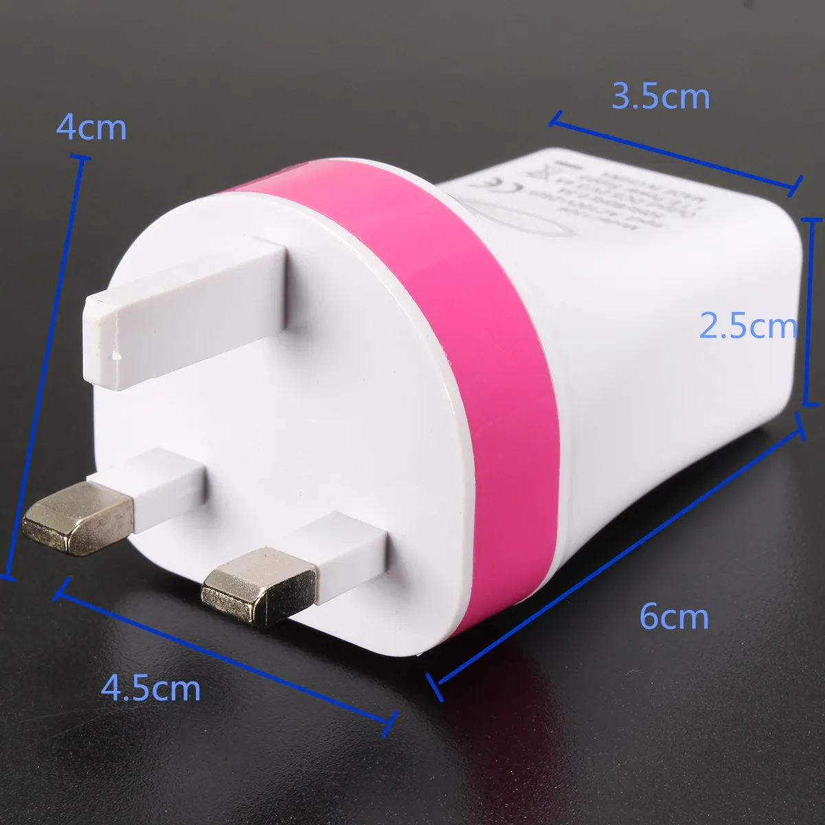 Штепсельная Вилка стандарта Великобритании 5 В 3 4 А порта USB зарядное устройство