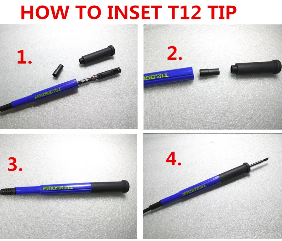 Наборы DIY T12 OLED дисплей Цифровой паяльник станция контроллер температуры плата с T12 наконечниками ручки