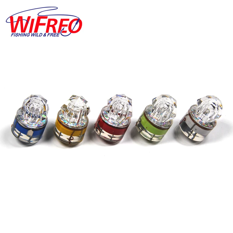 

[4 PCS] High Pressure Fish Squid Gethering Light Mini Under Water Fish Attracking Flash light Lures Red Yellow Blue Green White