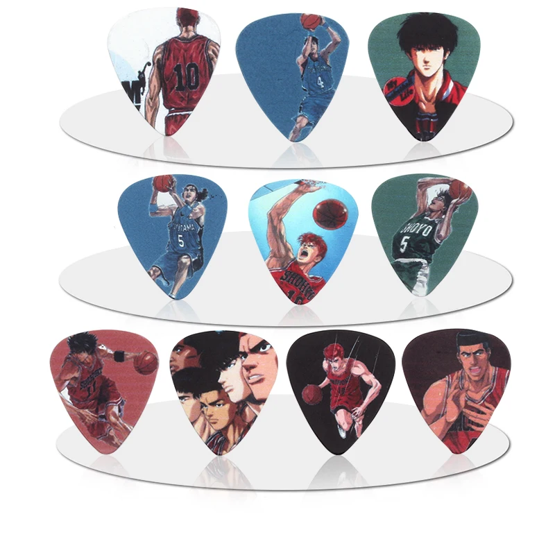 

SOACH 50PCS 0.46mm high quality guitar picks two side pick ukulele acoustic guitar picks earrings DIY Mix picks guitar