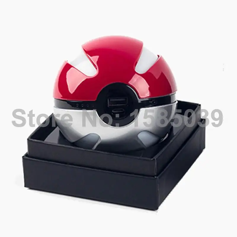 Новые поступления: 10000 мАч Pokemon Go зарядное устройство с двойным usb портом для всех