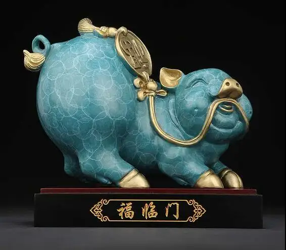 8 &quotбронзовые медные РЕЗНЫЕ изделия для дома фэн шуй приносят сокровище статуя