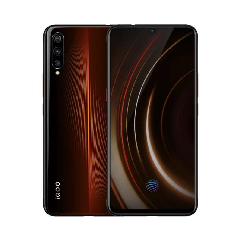 Оранжевый Официальный Vivo IQOO мобильный телефон Android 9,0 Snapdragon 855 восьмиядерный AMOLED 6G/8G/12G+ 128G/256G NFC type-C 4000mAh мобильный телефон - Цвет: Оранжевый