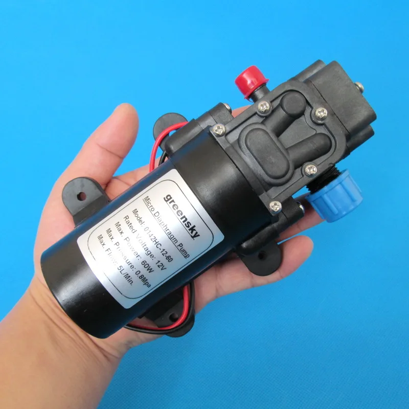 5 л/мин 12 В постоянного тока 60 Вт обратный клапан Тип высокое давление мини жидкий