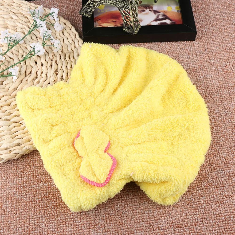 1 шт. Новое Женское полотенце из микрофибры быстросохнущее сушильное тюрбан