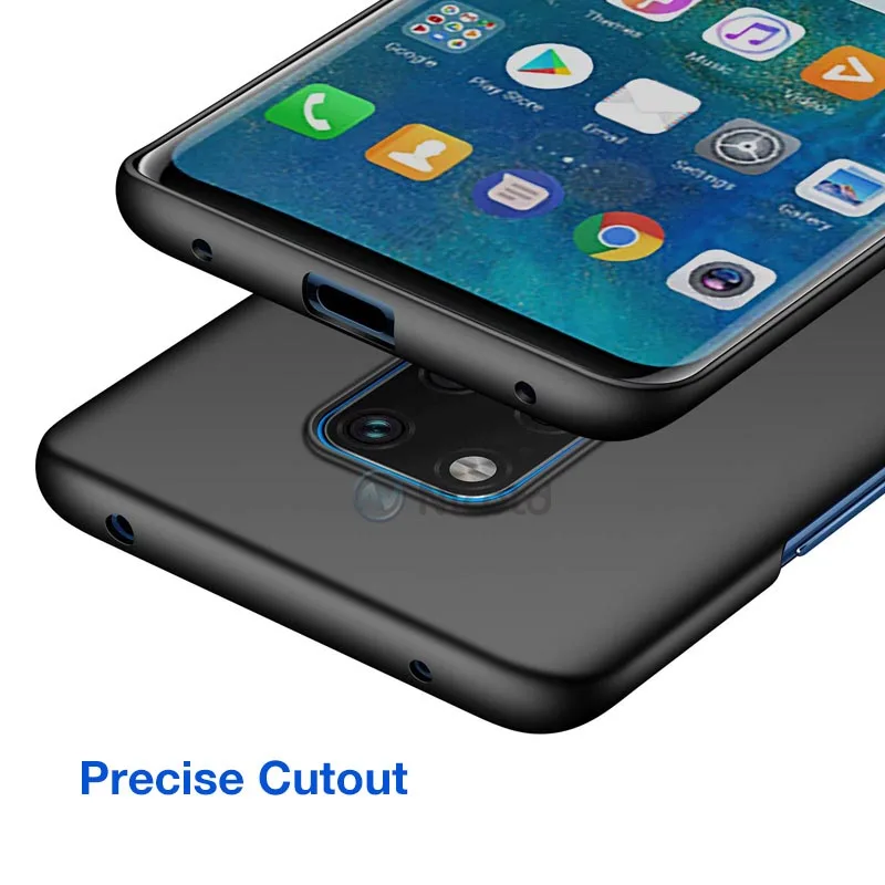 Mate 20 Pro Чехол пластиковый Матовый телефон случае Премиум материал тонкий полная