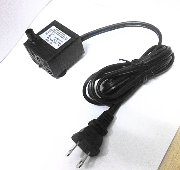 Маленький водяной насос для аквариума 5 Вт миниатюрный с расходом 110 л/ч 220 В/в