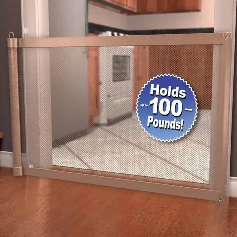 Pet Dog Isolation Gate Mesh Safety Enclosure Fences Baby Pets Isolating Separation Net Ingenious Protection Playpen | Дом и сад