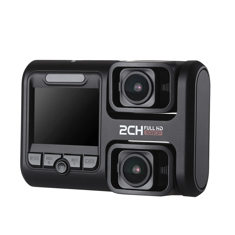 Двойной объектив автомобиля регистраторы GPS DVR камера Wi Fi sony IMX323 HD 1080 P 30FPS 170 Degees