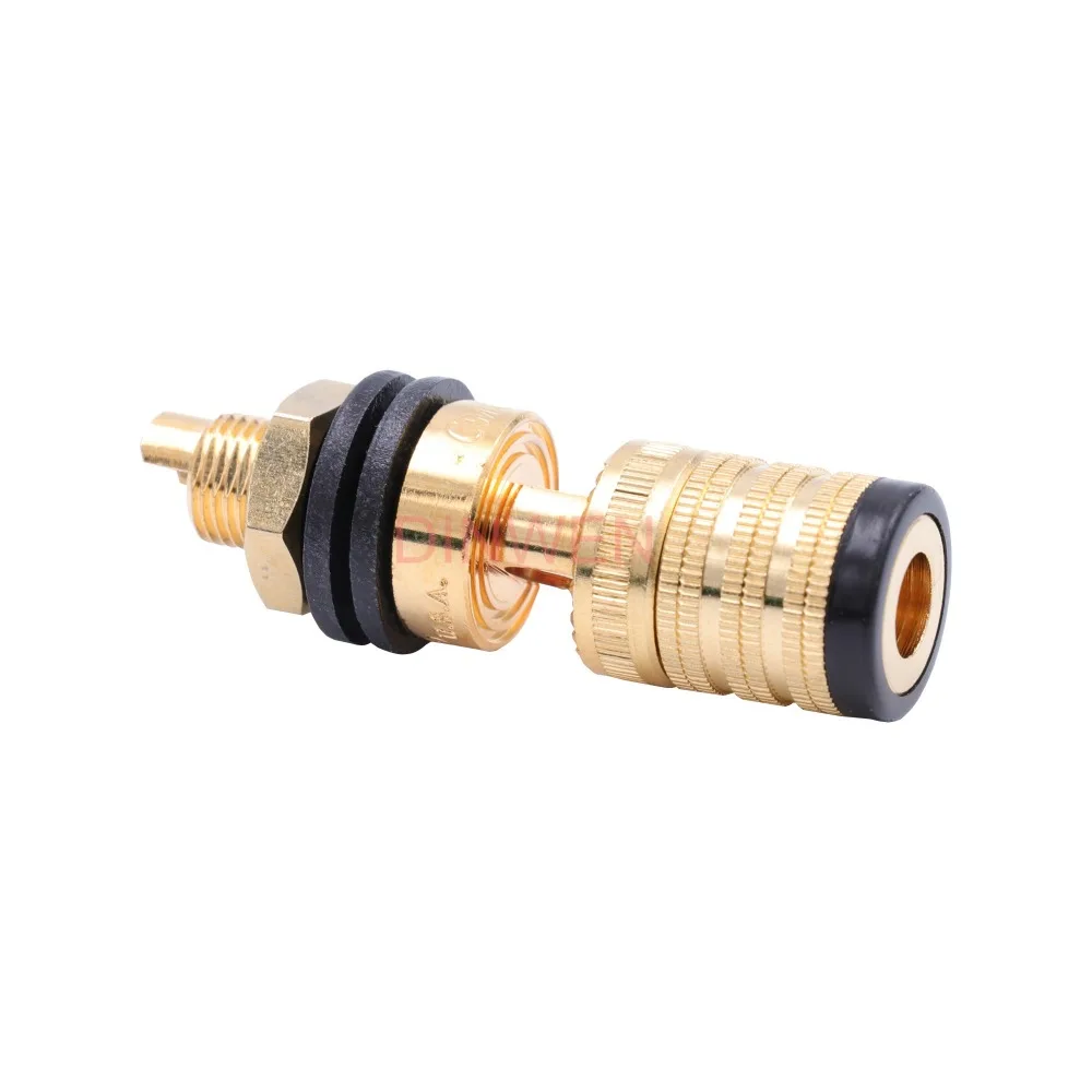 CMC 838S-G позолоченный OFC динамик AMP клемма HIFI аудио DIY ламповый усилитель выход Банан Джек Разъем Терминал