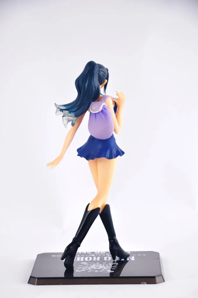 Бесплатная доставка симпатичное цельное синее платье красивая фигурка из ПВХ