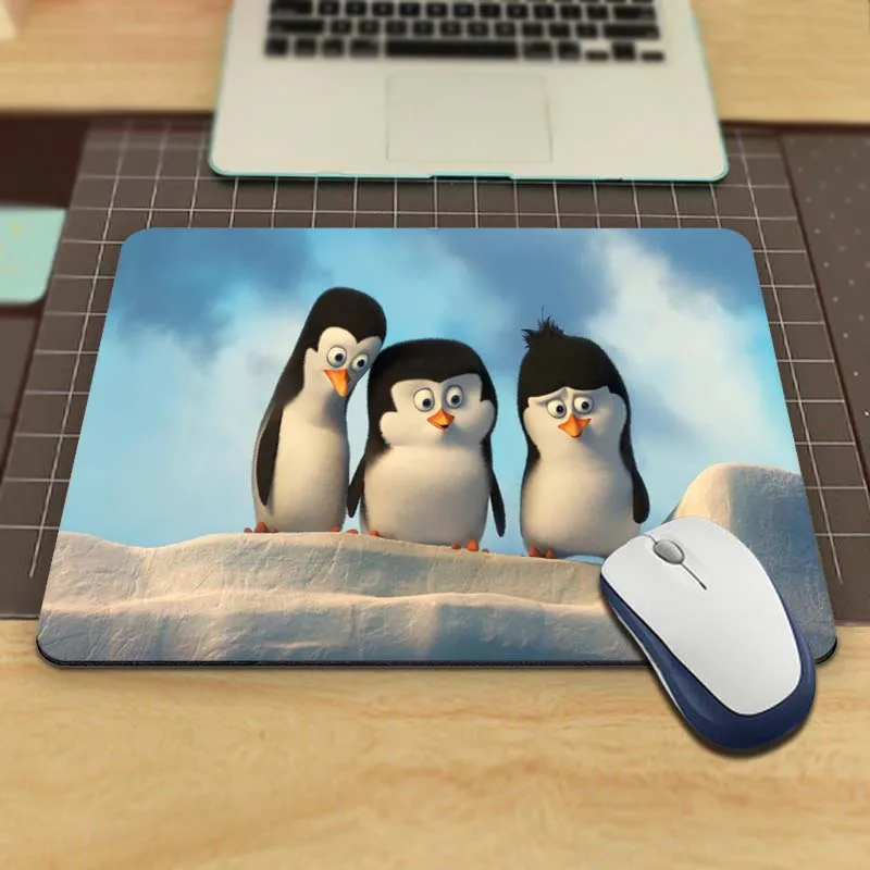 18x22cm MaiYaCa заказной высокоскоростной дизайн Pinguin винтажный Стильный коврик для мыши игровой Прямоугольный Коврик для мыши - Цвет: 18x22cm