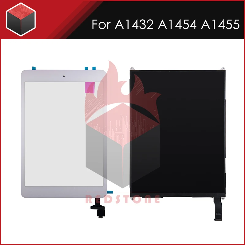 Полный новый ЖК сенсорный экран в сборе черный белый для iPad mini A1432 A1454 A1455 +