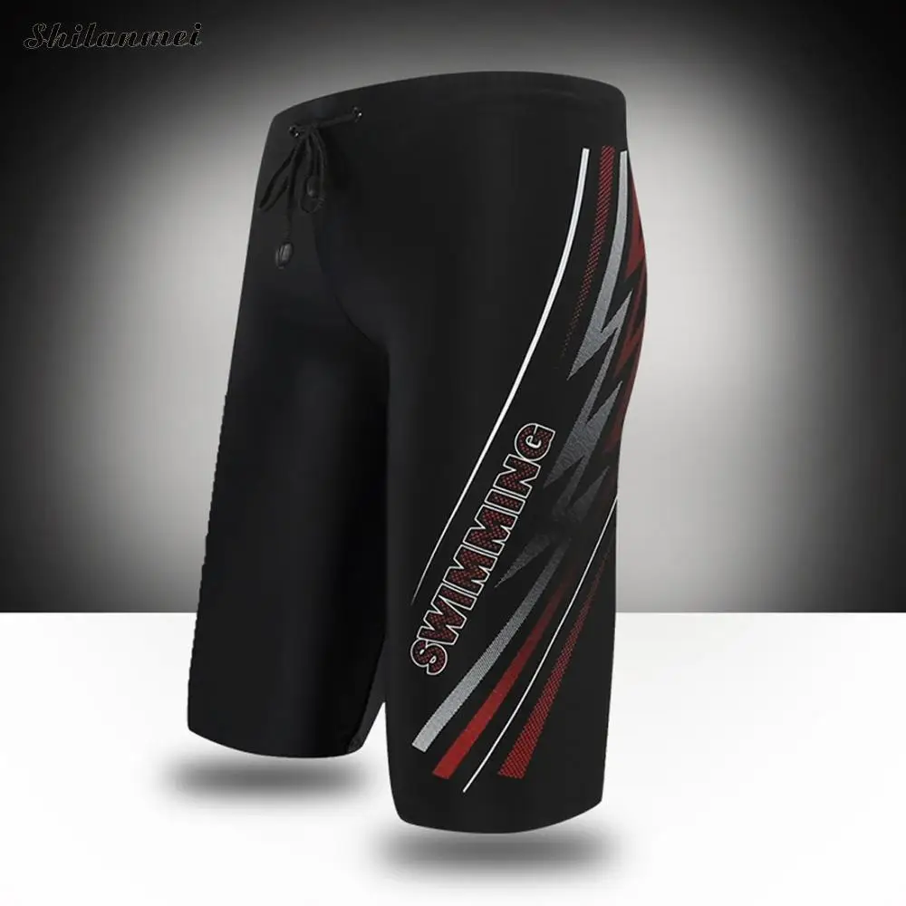 2018 репеллента Для мужчин с длинным Racing Плавание ming Мужские Шорты для купания