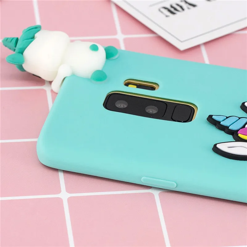 3D Luxury Cartoon Simple Candy Cute Note8 TPU Phone Back Cover Case For samsung galaxy s6 s7 edge s8 s9 plus note 8 9 Carcasas |