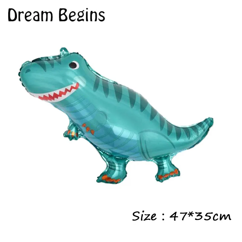 DB 5 шт./партия в виде мини Динозавра Фольга Воздушный шар для Бэйби Шауэр