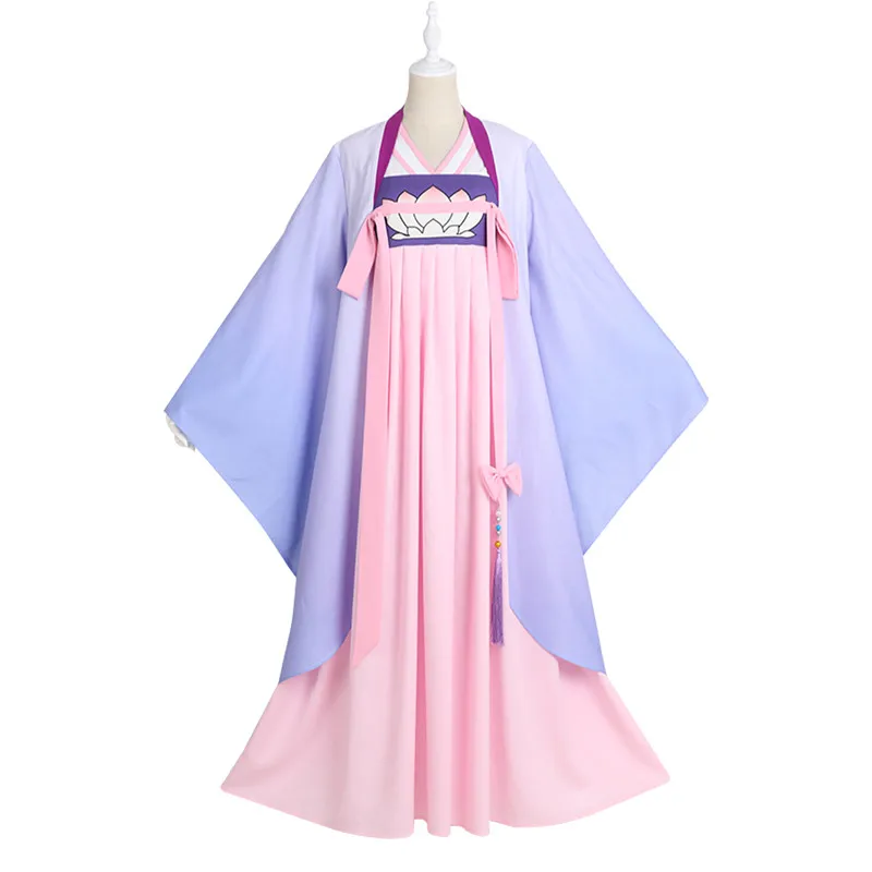 only costume Аниме Mo Dao Zu Shi Jiang YanLi Косплей Костюм Grandmaster of Demonic культивирование женские платья Hanfu обувь парик волосы для девочек - Цвет: only costume