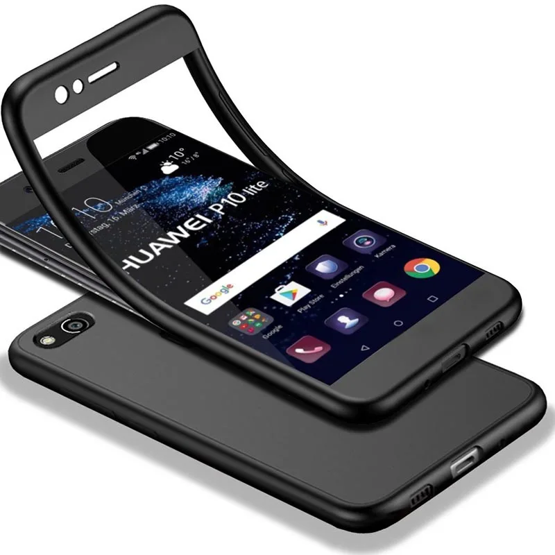 360 Full Protect Phone Case For Huawei P20 P8 P9 Mate 10 lite P Smart Y9 2018 Soft TPU Back On Honor 7C 7A Pro Coque Cover |