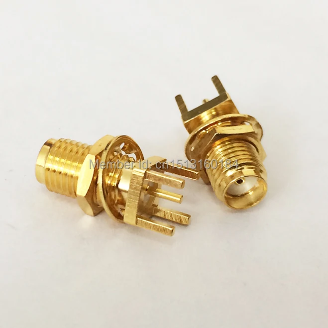 1 шт. SMA гнездо Гайка RF коаксиальный модем Конвертер Разъем PCB Крепление прямой